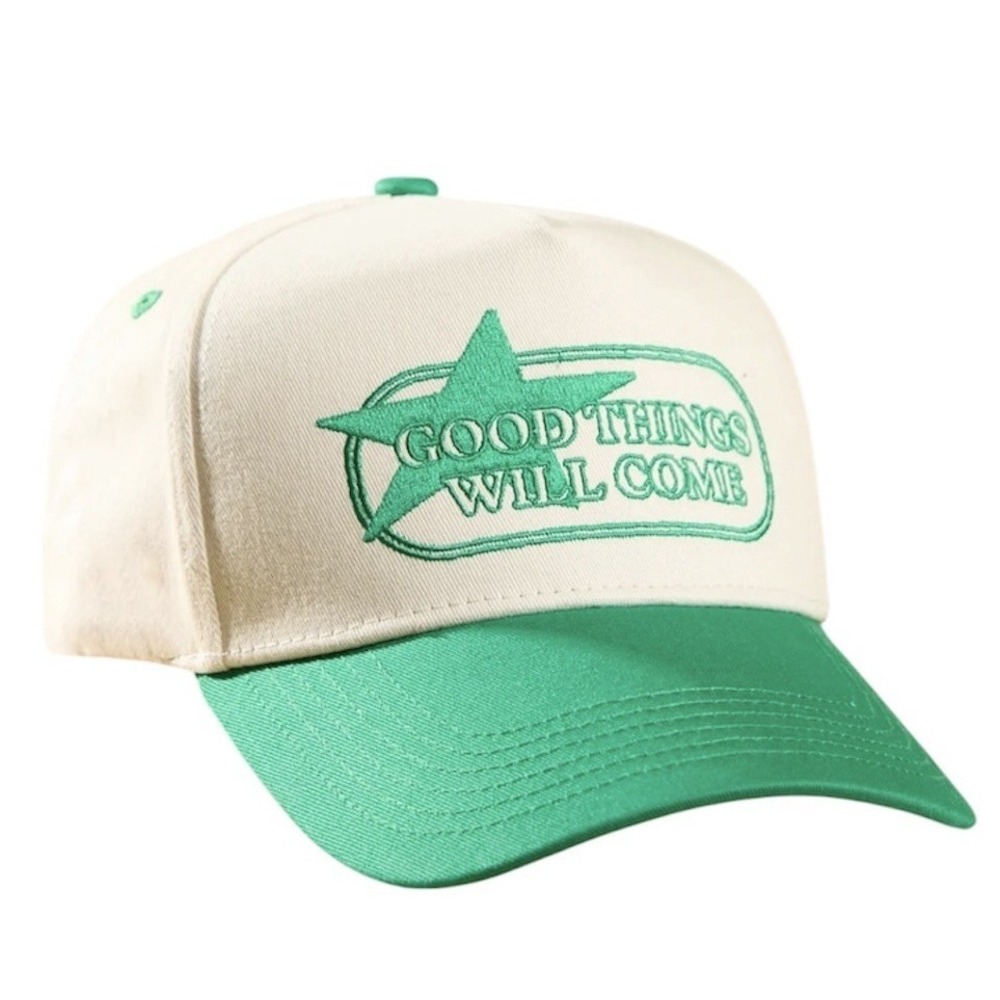 Altar'd State Revival Good Things Will Come Green Trucker Snapback Hat New